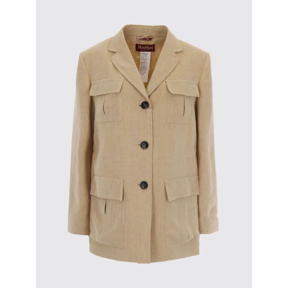 Max Mara Studio Women Linen Jacket Max Mara Studio